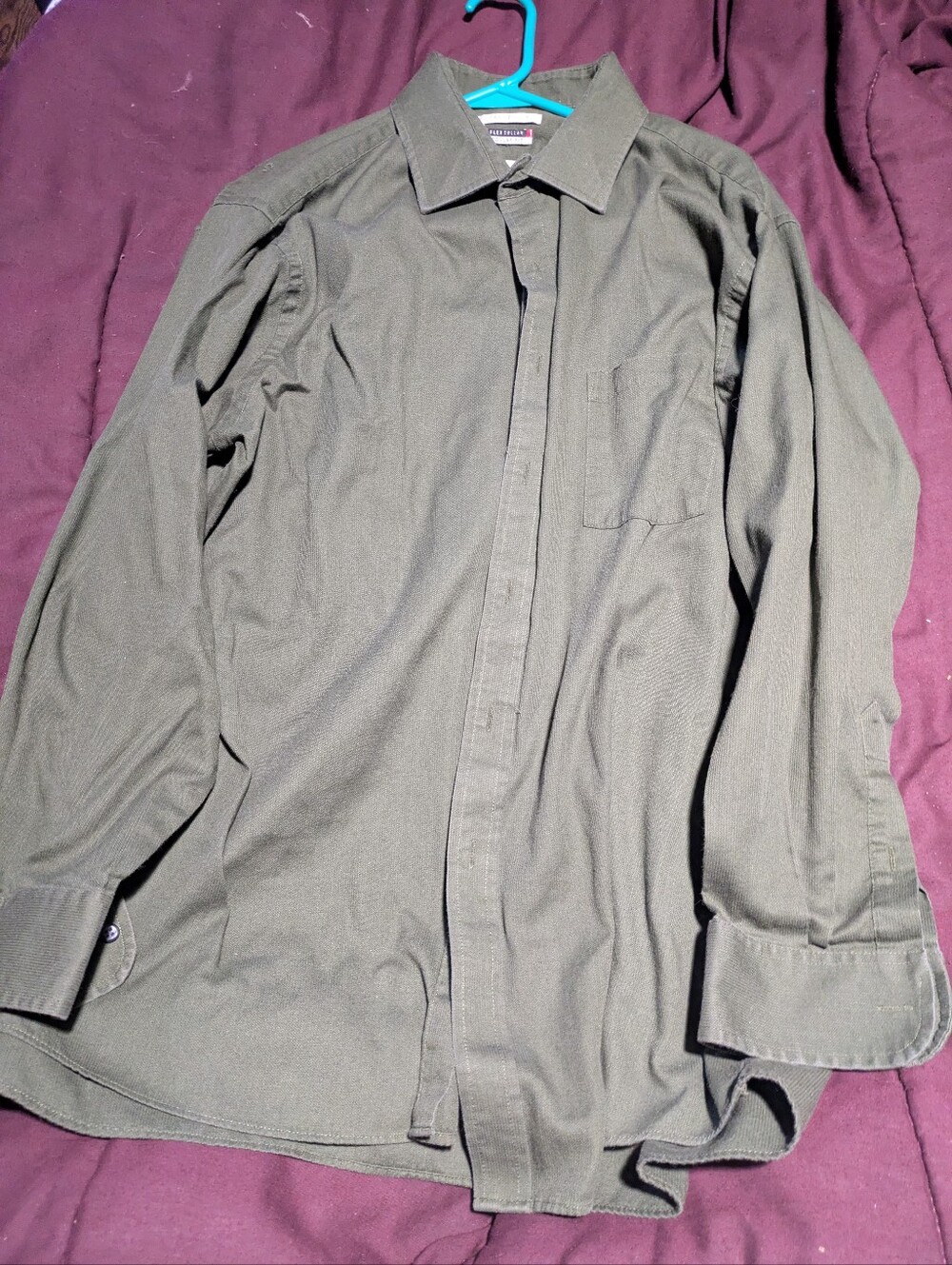 Versatile‎ Olive Green Button-Up — Must-Have Essential! 🌟